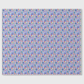 Wild Flowers Waterverf Behang Cadeaupapier (Vlak)
