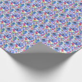 Wild Flowers Waterverf Behang Cadeaupapier (Hoek)