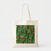 Wild Flowers Waterverf: kleurrijk naadloos Tote Bag (Voorkant)