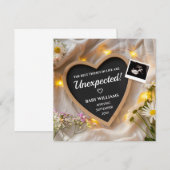 Wild Flowers zwangerschapsaankondiging Kaart (Voorkant / Achterkant)