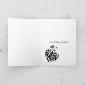 Wild For You Hearts Wenskaart Feestdagen Kaart (Binnen)