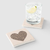 Wild for You Stenen Onderzetter (Zijkant)