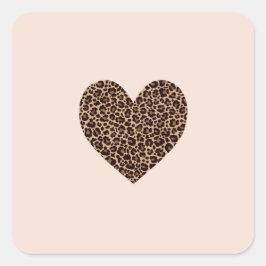 Wild for You Vierkante Sticker