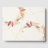 Wild Forest Bloemen Varen Paddenstoelen Foliage Br Gastenboek (Achterkant)