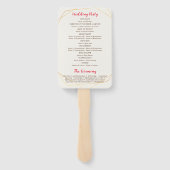 Wild Forest Bloemen Varen Paddenstoelen Foliage Br Handwaaier (Achterkant)