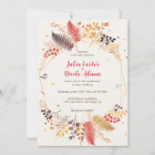 Wild Forest Bloemen Varen Paddenstoelen Foliage Br Kaart (Voorkant)