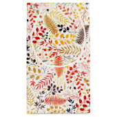 Wild Forest Bloemen Varen Paddenstoelen Foliage Br Klein Cadeauzakje (Achterkant)