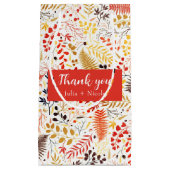 Wild Forest Bloemen Varen Paddenstoelen Foliage Br Klein Cadeauzakje (Voorkant)