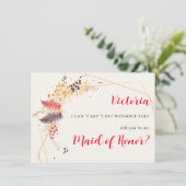 Wild Forest Bloemen Varen Paddenstoelen Foliage Br Menu (Staand voorkant)