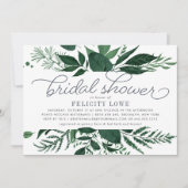 Wild Forest Bridal Shower-uitnodiging Kaart (Voorkant)