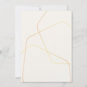 Wild Forest Fern Mushroom Foliage Engagement Party Kaart (Achterkant)