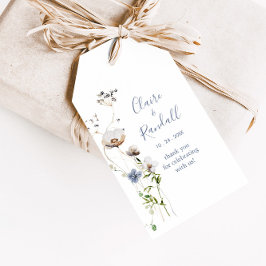 Wild Forest Floral Wedding Gift Labels Cadeaulabel