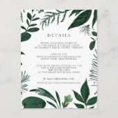 Wild Forest Guest Information Kaart (Voorkant)