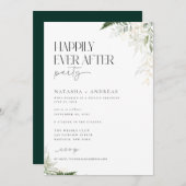 Wild Forest Happily Ever After Feest Kaart (Voorkant / Achterkant)