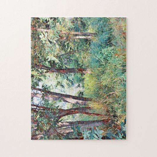 Wild Forest Illustrated Art Puzzle Legpuzzel (Verticaal)