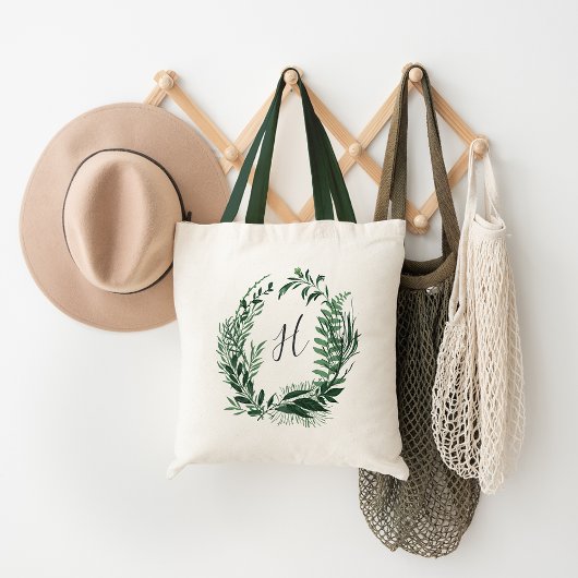 Wild Forest Monogram Tote Bag
