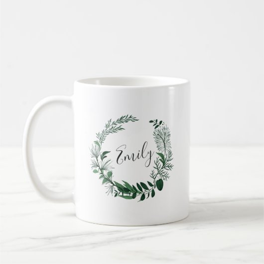 Wild Forest Personalized Koffiemok (Links)