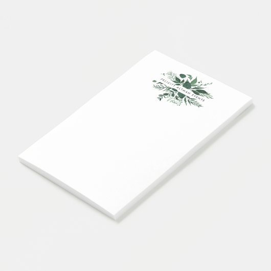 Wild Forest Personalized Post-it® Notes (Schuin)