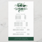 Wild Forest Prijzen & Diensten Flyer (Voorkant)