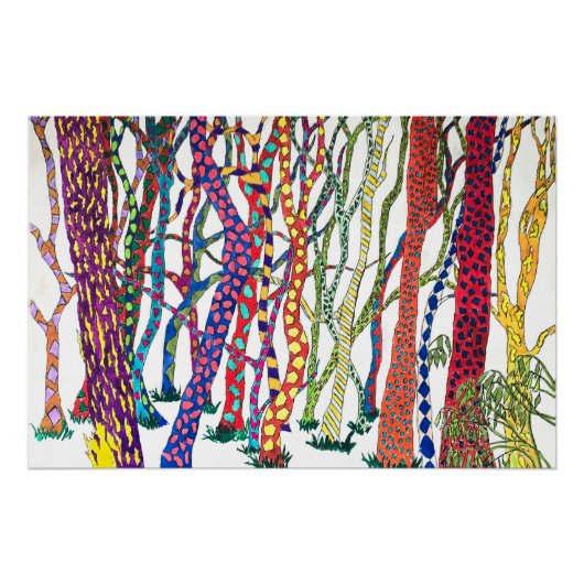Wild Forest Print Perfect Poster (Voorkant)