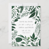 Wild Forest Save the Date Kaart (Voorkant)