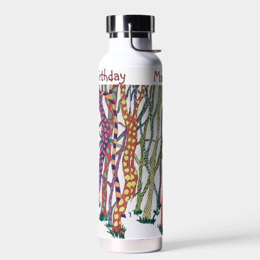Wild Forest Water Bottle Gift Waterfles (Links)