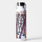 Wild Forest Water Bottle Gift Waterfles (Voorkant)