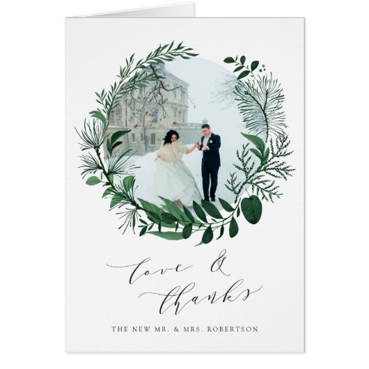 Wild Forest | Weddenfoto Hartelijk dank (Voorkant)