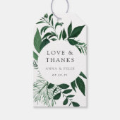 Wild Forest Wedding Favor Cadeaulabel (Voorkant)