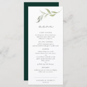 Wild Forest Wedding Menu (Voorkant / Achterkant)