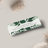 Wild Forest Wedding Website RSVP-kaarten | Mini Mini Visitekaartjes