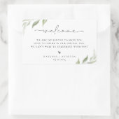 Wild Forest Welcome Rectangular Sticker (Tas)