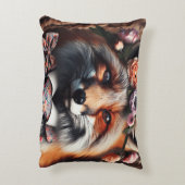 Wild fox wearing a tie cute pillow accent kussen (Achterkant (Verticaal))