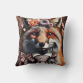 Wild fox wearing a tie cute pillow kussen (Achterkant)