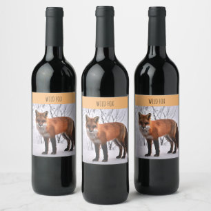 Wild Fox Wijn Label Etiket