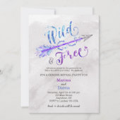 "Wild & Free Arrow" Geslacht onthullen Party uitno Kaart (Voorkant)