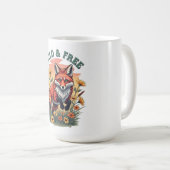 Wild & Free Fox Mok  Natuur Wildlife Koffie (Voorkant rechts)