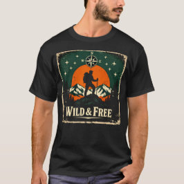 Wild & Free – Outdoor Freedom Nature Spirit T-shir T-shirt
