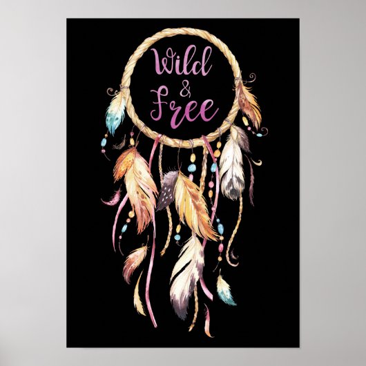 Wild & Free Poster (Voorkant)