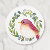 Wild & Free Song Bird Bedankjes Labels (Achterkant)