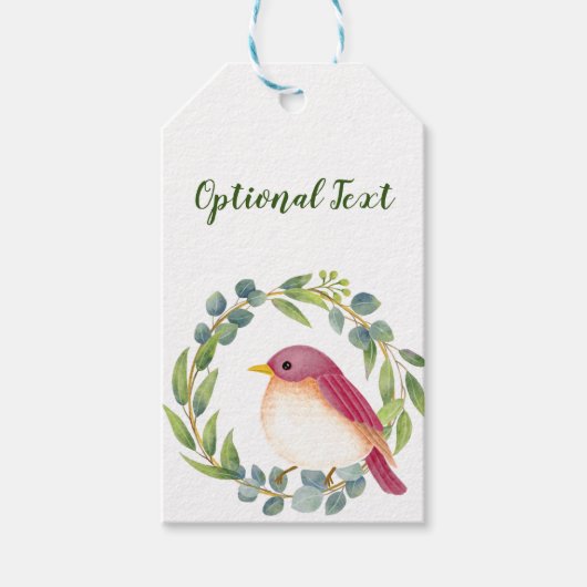 Wild & Free Song Bird Cadeaulabel (Voorkant)