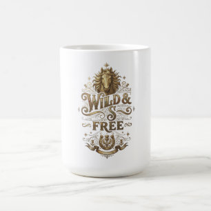 Wild & Free Vintage Paard Western Retro Koffiemok