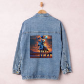 Wild & Free: Zebra Tattoo Denim Jacket" Ya "Bold & Jacket (Hangar)