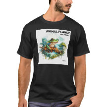 Wild Frog in Natuur Gedrukt - Animal Art