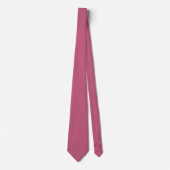 Wild Fuchsia Roze Mid Century Solid Color Design Stropdas (Voorkant)
