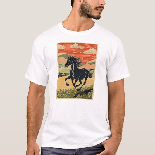 "Wild Gallop" T-shirt (Voorkant)