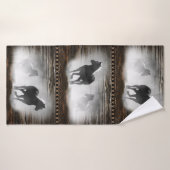 Wild Galloping Horse Badhanddoek (Badhanddoek)