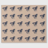 Wild Galloping Pinto American Paint Horse Cadeaupapier (Vlak)