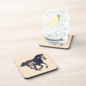 Wild Galloping Pinto American Paint Horse Drankjes Onderzetter (Rechterzijde)