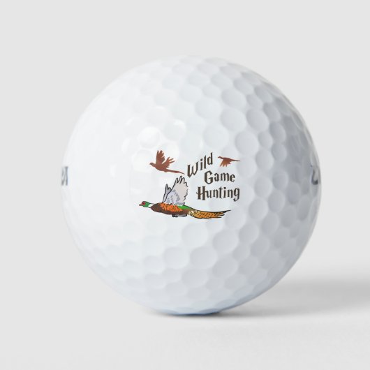 Wild Game Golfballen (Voorkant)